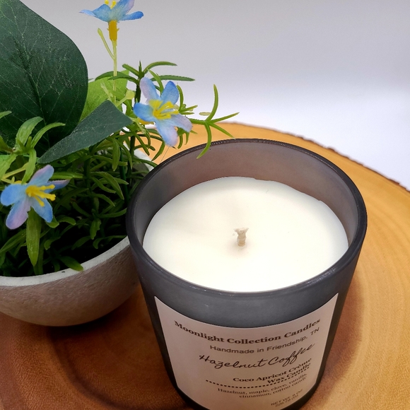 Final Price Homemade Hazelnut Coffee Candle Coco Apricot Wax - Picture 3 of 5